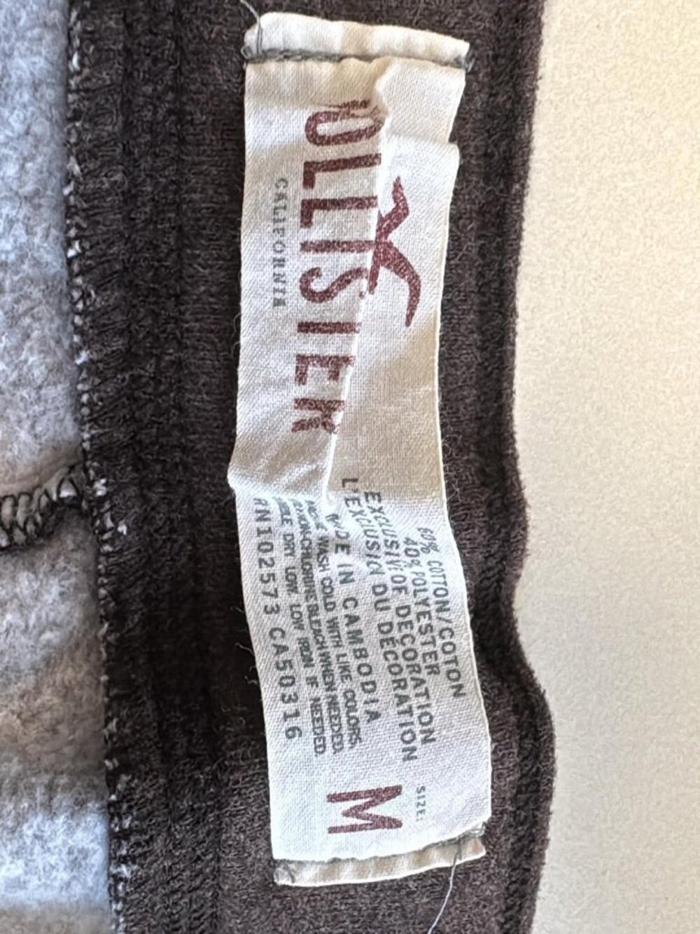 Vintage Y2k 2000's Hollister Micro Booty Short Shorts Del 2 Mar Rare! Excellent! - Picture 4 of 5
